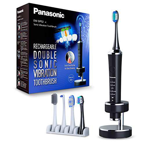 Panasonic EW-DP52-K803 - Cepillo de dientes eléctrico recargable con doble vibración