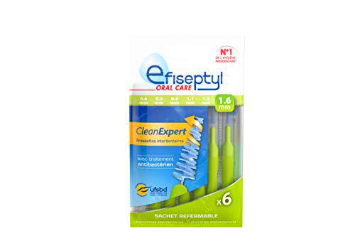 EFISEPTYL Clean Expert - 6 cepillos de limpieza (1,6 mm)