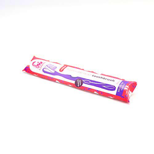Lamazuna Cepillo de dientes - Mediano (Púrpura)