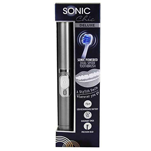 Sonic Chic Deluxe Cepillo de dientes, color plateado