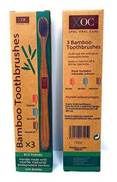 Cepillo de dientes de bambú - respetuoso con el medio ambiente