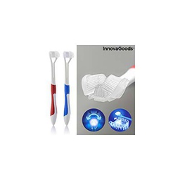 InnovaGoods IG117193 - Cepillo de dientes 4D, 2 unidades