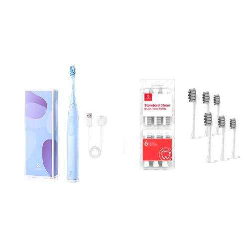 Oclean F1, cepillo de dientes eléctrico sónico, 5 modos de blanqueamiento + RECAMBIO del cabezal del cepillo de dientes