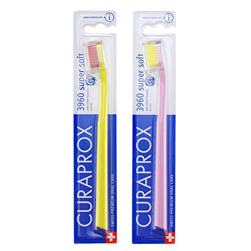 Curaprox CS 3960 - Cepillo manual, 2 unidades, multicolor