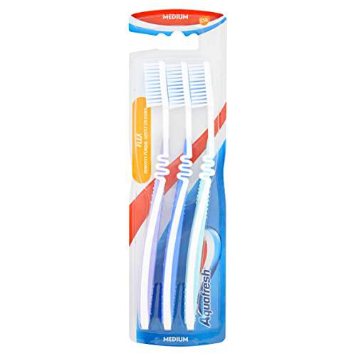 Aquafresh Flex cepillo de dientes mediano, cerdas suaves