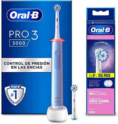 Oral-B PRO 3 Cepillo de Dientes Eléctrico Azul con Mango Recargable