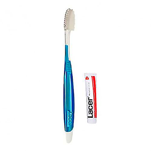 Lacer Cepillo Dental Adulto Technic Suave, 1Ud+REGALO Pasta Dentífrica, 5ml
