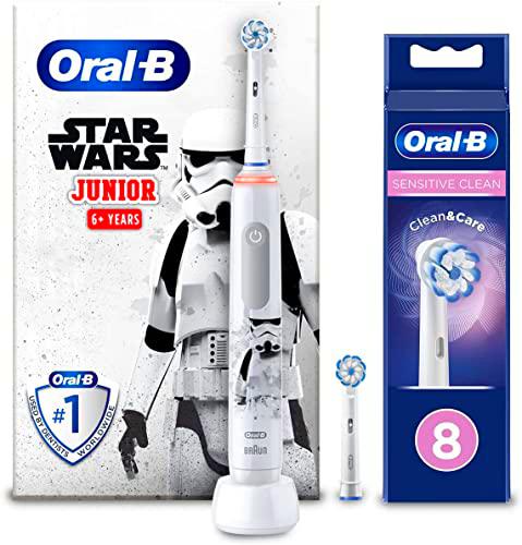 Oral-B Junior Cepillo de Dientes Eléctrico De Star Wars con Mango Recargable