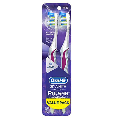 Oral-B Pulsar 3D White Luxe - Cepillo de dientes con pilas