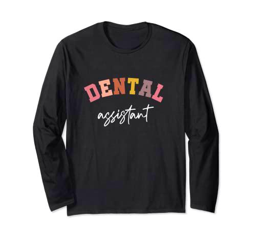 Asistente Dental Higienista Doctor Dentista Dientes Cepillo de dientes Manga Larga