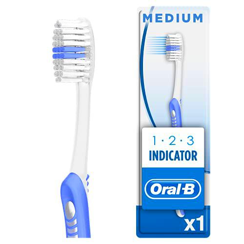Oral-B 123 Indicator 35 - Cepillo de dientes mediano