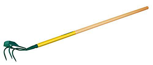 Fiskars 463201 - Grifa (3 dientes, con rascador, con mango)