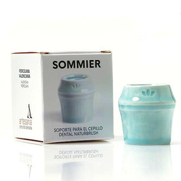 NATURBRUSH SOMMIER soporte para cepillo dental azul 1 pz 50 g