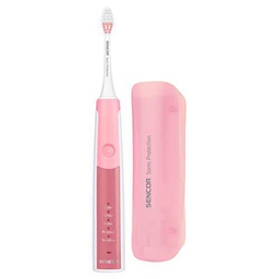 Cepillo de dientes eléctrico sónico con 45000 velocidad de cepillo, rosa