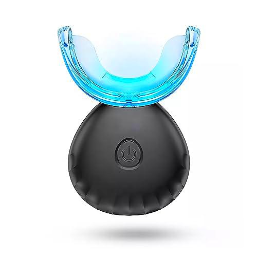 DAM Blanqueador dental LED. 6x2x8,2 Cm. Color: Negro