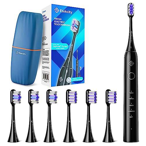 Etekcity Cepillo de dientes eléctrico Sonic para adultos y niños