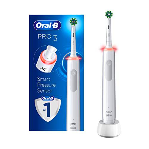 Oral-B Pro 3-3000 - Cepillo de dientes eléctrico blanco