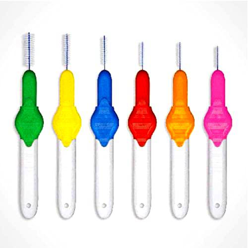 Mini vision Mandarina 2 mm Bulk Pack 100 cepillos