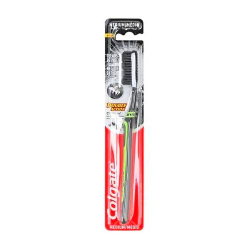 Cepillo de dientes COLGATE MEDIUM - CARBÓN DE DOBLE ACCIÓN