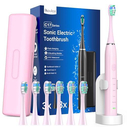 Cepillo de dientes eléctrico sónico Sonic - COULAX Cepillo de dientes eléctrico sónico