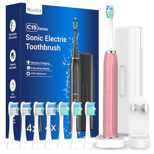 Cepillo de dientes eléctrico Sonic - COULAX Viaje Cepillo de dientes eléctrico sónico
