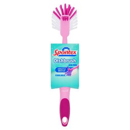 Spontex Cepillo de cocina estilo rosa, paquete de 1