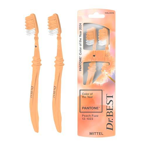 Dr.BEST Color of the Year Edition, tamaño mediano (2 unidades) para una limpieza profunda hasta los espacios interdentales