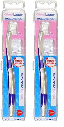 LACER Cepillo GINGILACER Cab PQ SUAV, Negro, Estándar (Paquete de 2)