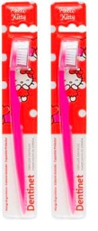 Dentinet - Cepillo de dientes de Hello Kitty con fibras dureza media