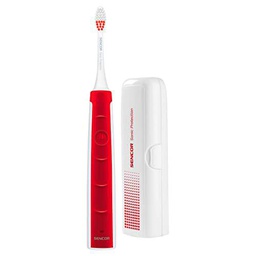Cepillo de Dientes Sonic Eléctrico con 41000 Velocidad de Cepillado, Rojo