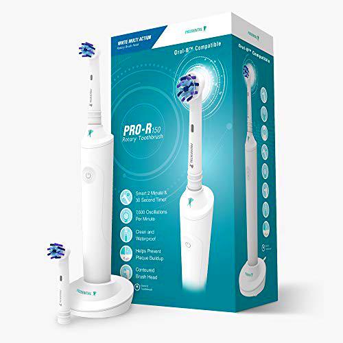 Prodental Pro Rotary R-150 - Cepillos de dientes eléctricos (2 cabezales de cepillo)