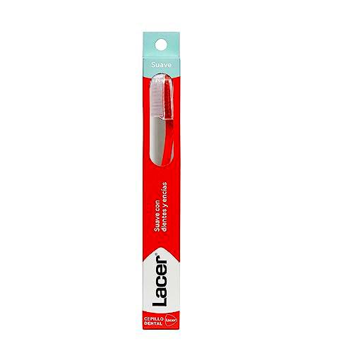 Lacer Cepillo de Dientes Suave, Ideal para Encías Delicadas, 1 unidad