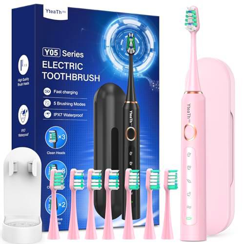 Cepillo de Dientes Eléctrico Sónico para Adultos y Infantil