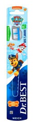 Dr.BEST Cepillo de dientes de Patrulla Canina, suave (1 unidad)