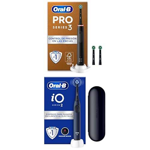Oral-B Pro 3 3000 Cepillo de Dientes Eléctrico con Mango Recargable y 3 Cabezales