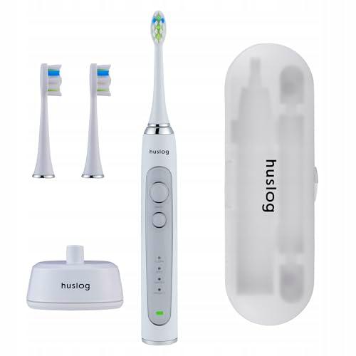Huslog cepillo dental sónico, 4 modos de limpieza, estación de carga