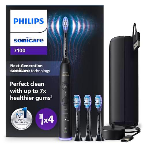 Philips Sonicare 7100 cepillo dental eléctrico, cepillo dental sónico con 4 modos de cepillado y 3 niveles de intensidad
