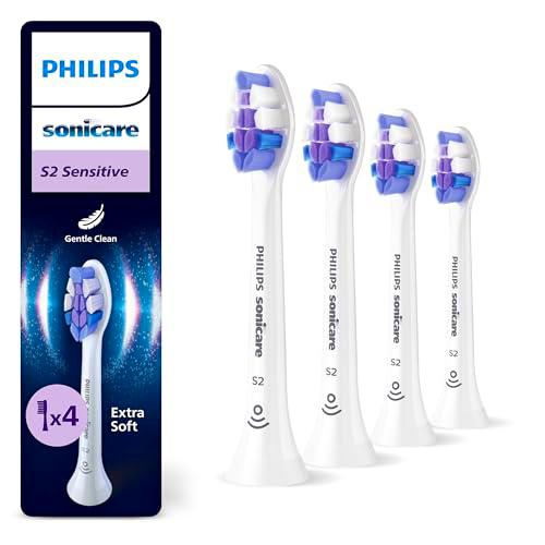 Philips Sonicare S2 Sensitive, cabezales de cepillo dental de repuesto originales