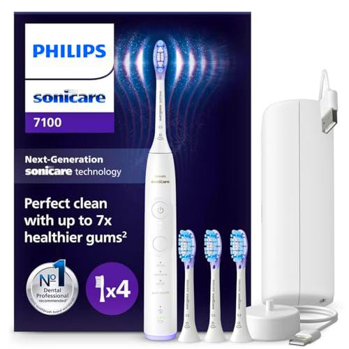 Philips Sonicare 7100 cepillo dental eléctrico, cepillo dental sónico con aplicación