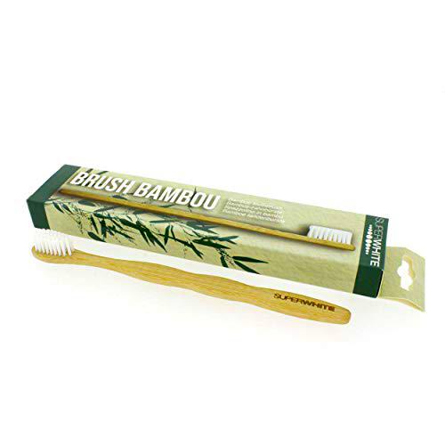 Superwhite Cepillo de dientes de bambú flexible