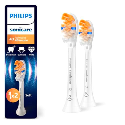 Philips Sonicare A3 Premium All-in-One, cabezales de cepillo dental de repuesto originales