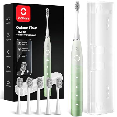 Oclean Cepillo electrico sónico Flow TravelGo Set, Recarga cada 180 días