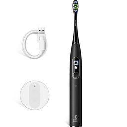 Oclean Cepillo de dientes eléctrico X Elite 10, pantalla táctil con seguimiento de 12 áreas