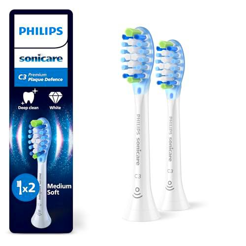 Philips Sonicare C3 Premium Plaque Defence, cabezales de cepillo dental de repuesto originales