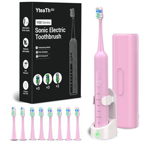 Cepillo de dientes eléctrico sónico para adultos y niños
