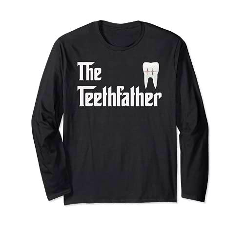 Dentist gift, Dentistry Teethfather Doctor vintage sarcasm Manga Larga