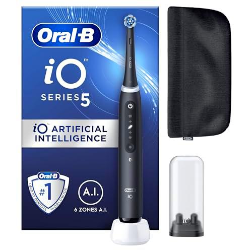Oral-B iO 5 Cepillo De Dientes Eléctrico Negro, Diseñado Por Braun