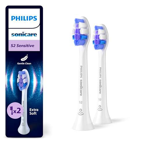 Philips Sonicare S2 Sensitive, cabezales de cepillo dental de repuesto originales