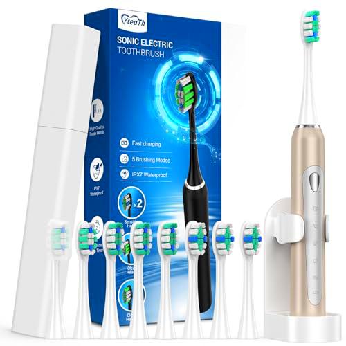 Cepillos de Dientes Eléctrico Sónico para Femmes Hommes