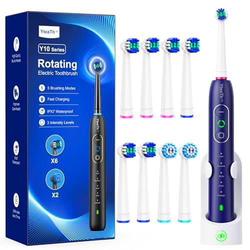 Cepillo de Dientes Eléctrico de Rotación para Blanqueador Dental